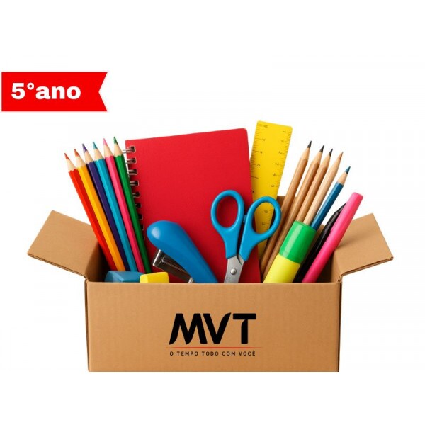 KIT DE MATERIAL DE USO DIVERSOS DO COLEGIO SAO PAULO 5 ANO FUND